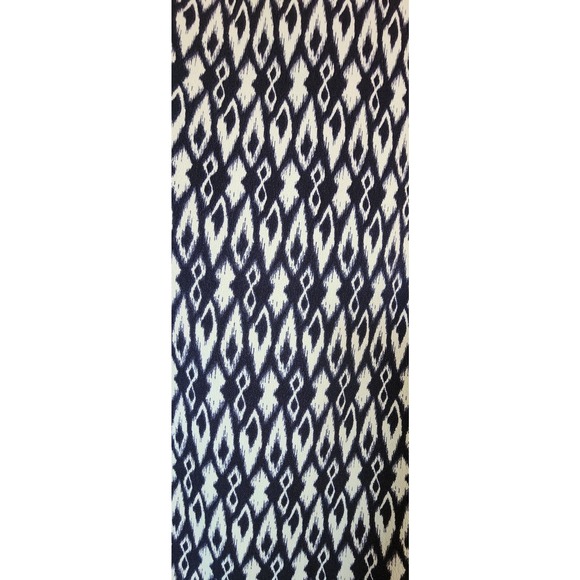 Liz Lange Maternity Dress Womens Size S Navy Blue Aqua Geometric Shift Dress - Picture 3 of 6